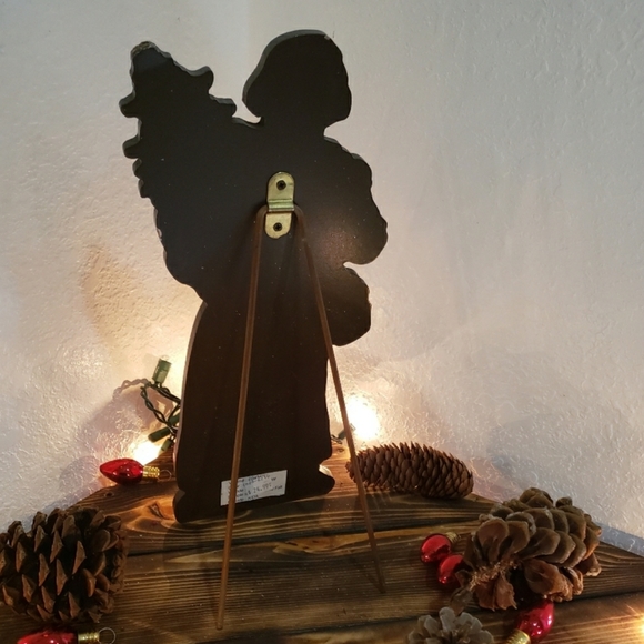 Saint nick Santa claus Christmas tree wood Christmas decor - Picture 8 of 10